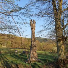 Holy Trinity column in Hoštejn