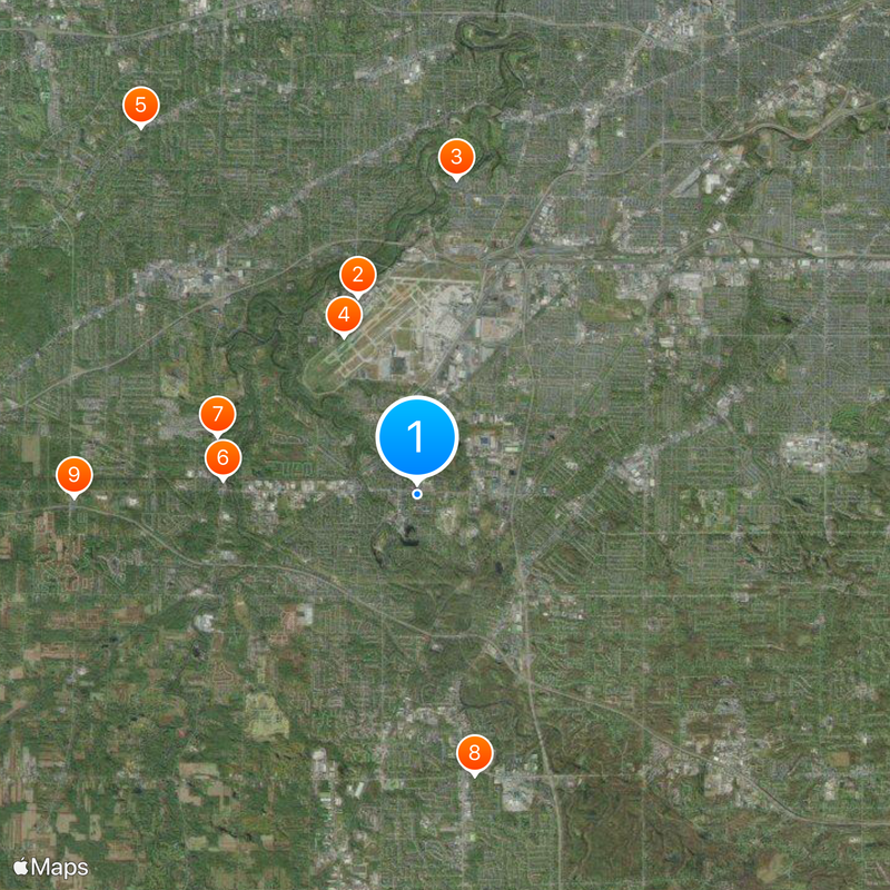 Baldwin Wallace University Map