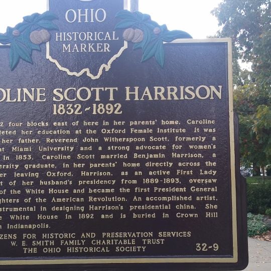 Caroline Scott Harrison - Oxford Female Institute