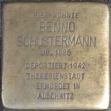 Stolperstein dedicated to Benno Schustermann