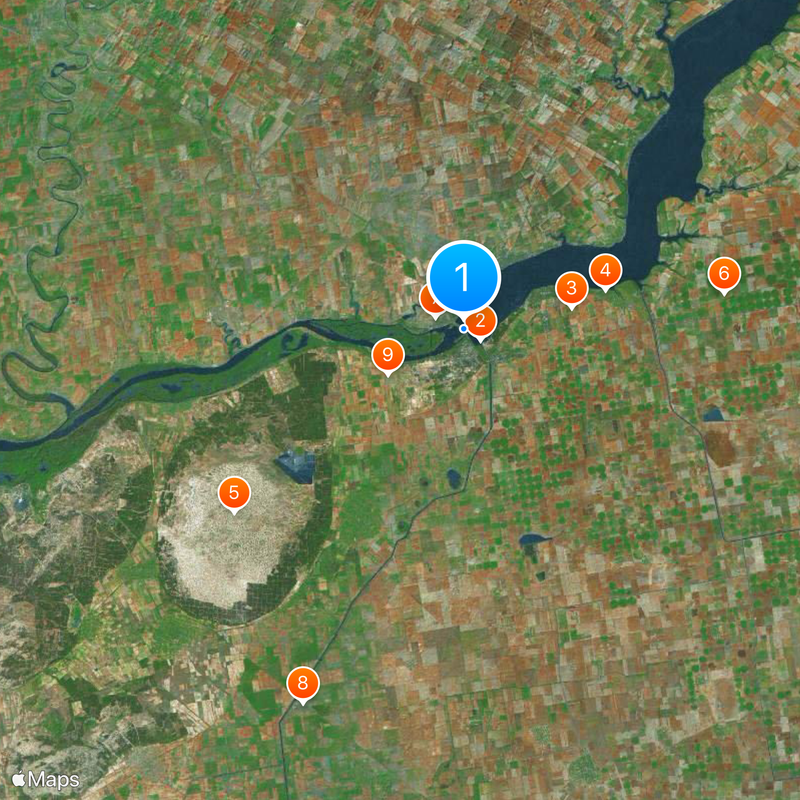 Kakhovka Hydroelectric Power Plant Map
