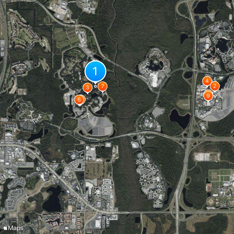 Kali River Rapids Mapa