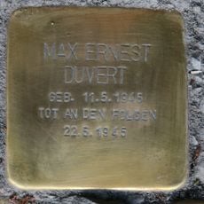 Stolperstein für Max Ernest Duvert
