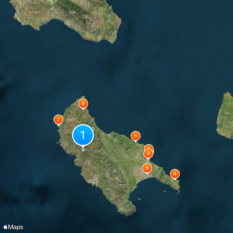 Islas Jónicas Mapa