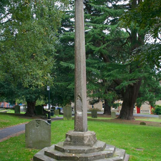 Churchyard cross in Great Malvern Priory churchyard