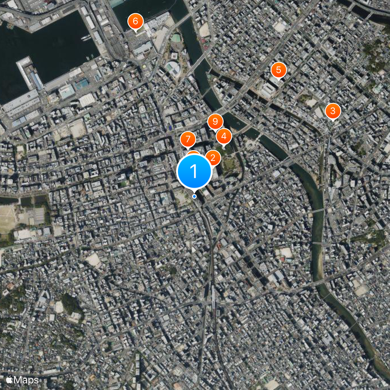 Nishitetsu Fukuoka Station Map