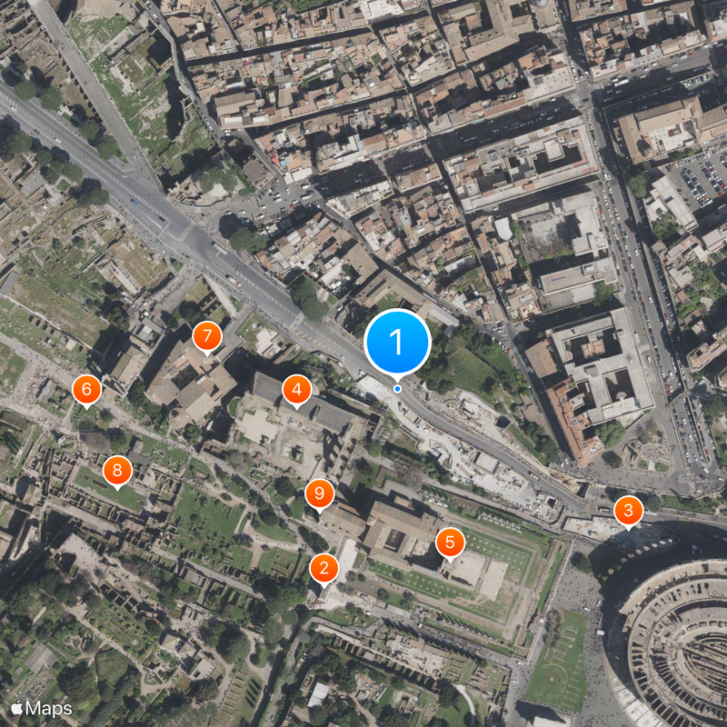 Via dei Fori Imperiali Carte