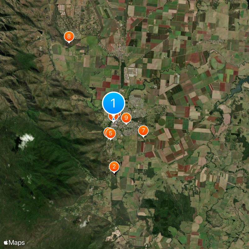 Atherton Map