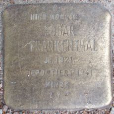Stolperstein en memoria de Edgar Frankenthal