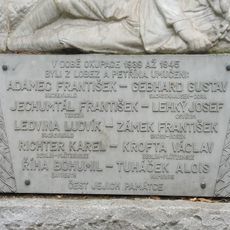 Pamětní deska obětem 2. světové války v Lobzech