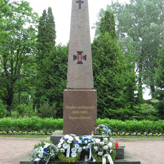 Monument to the War of Independence in Räpina