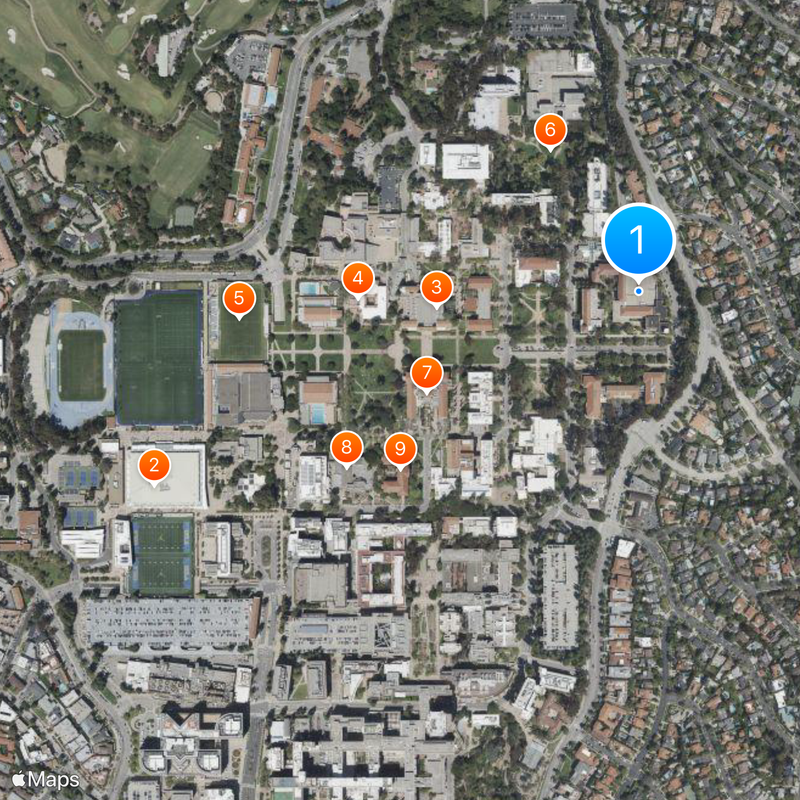 UCLA School of Law Map