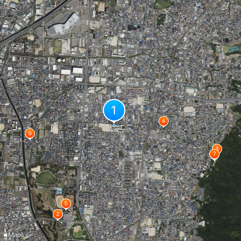 大阪府立四條畷高等学校 Map