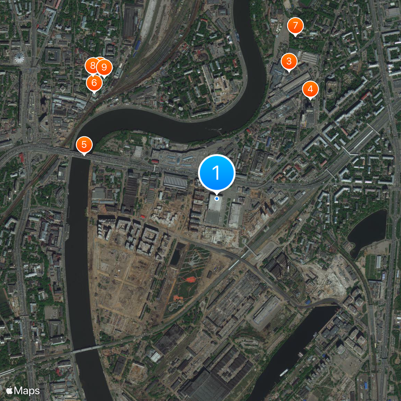 CSKA Arena Map