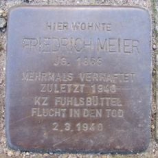 Stolperstein en memoria de Friedrich Meier