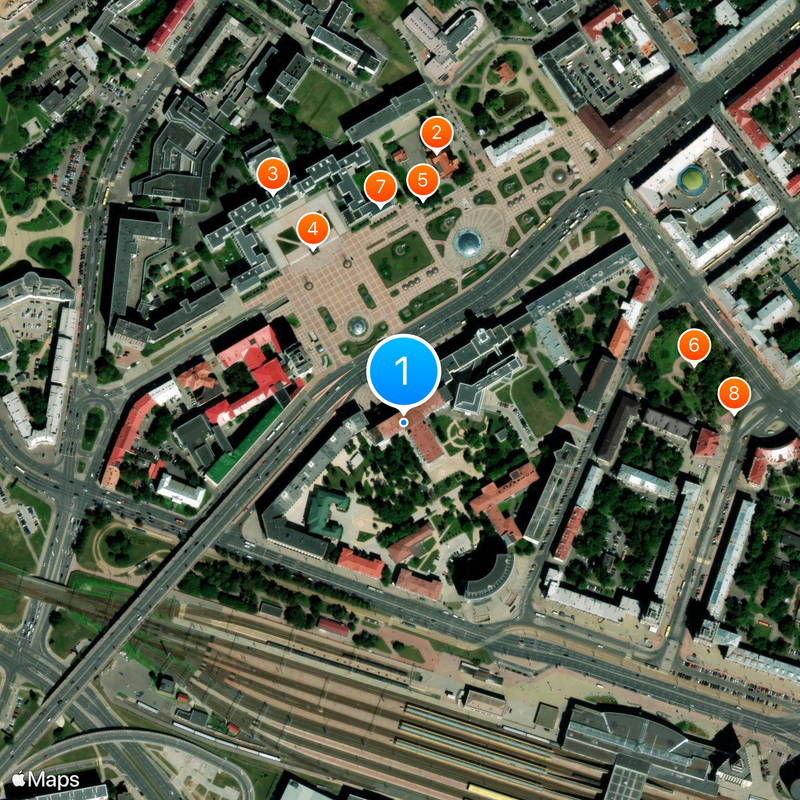 Belarusian State University Map