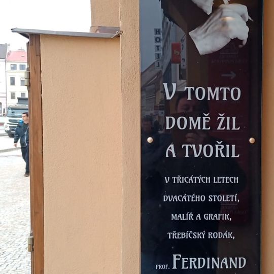 Pamětní deska Ferdinanda Staegera