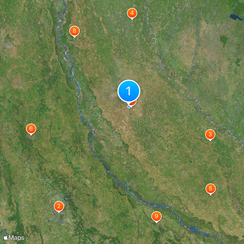 Sambhal district Map