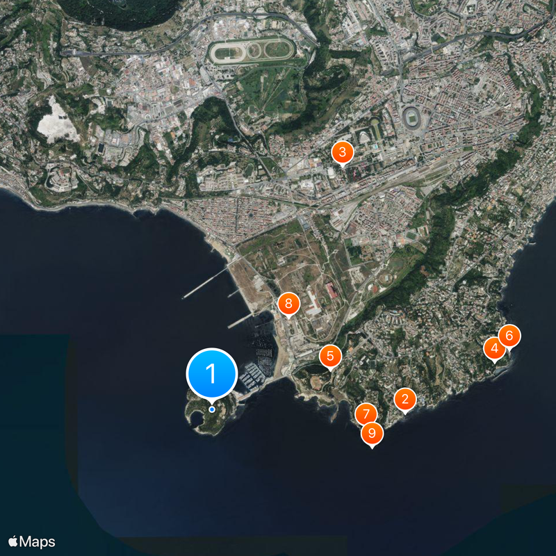 Nisida Map