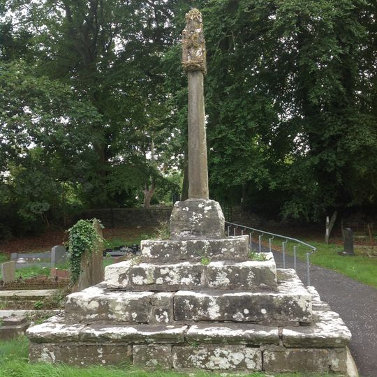 Churchyard Cross At Church Of St Canna