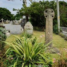 Churchyard cross in Phillack churchyard, south of the church