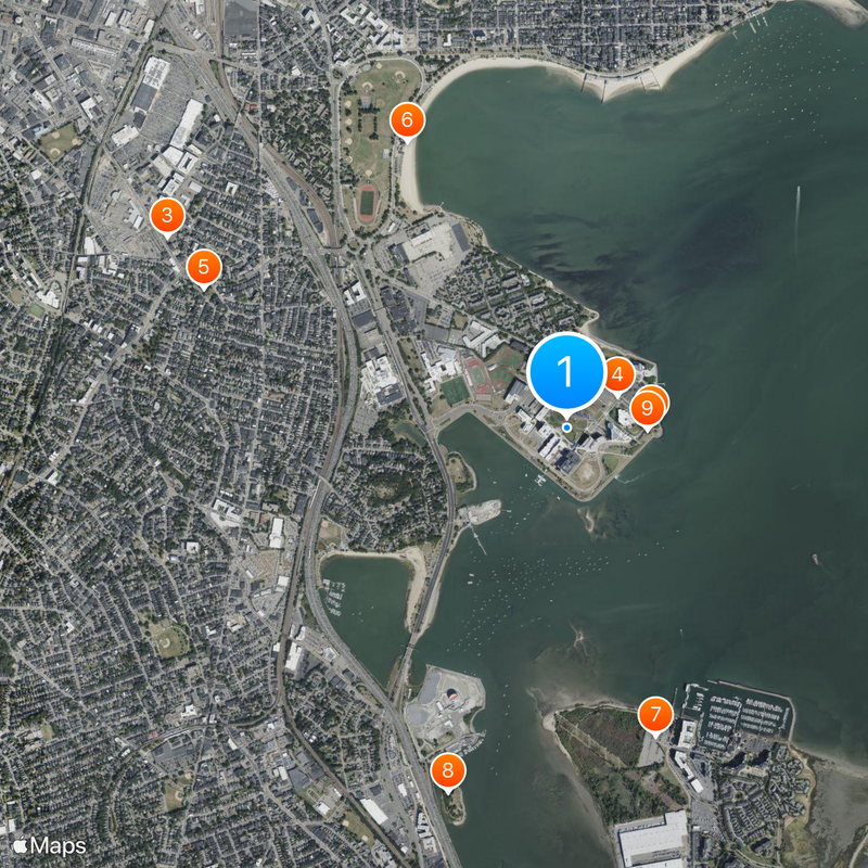 University of Massachusetts Boston Map