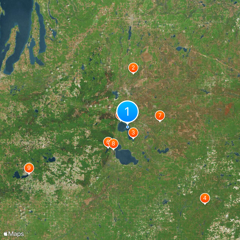 Higgins Lake Map