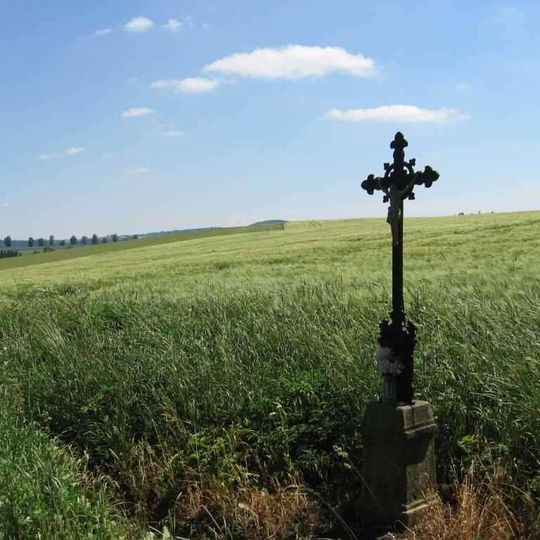 Boží muka u silnice Velká Losenice - Pořežín