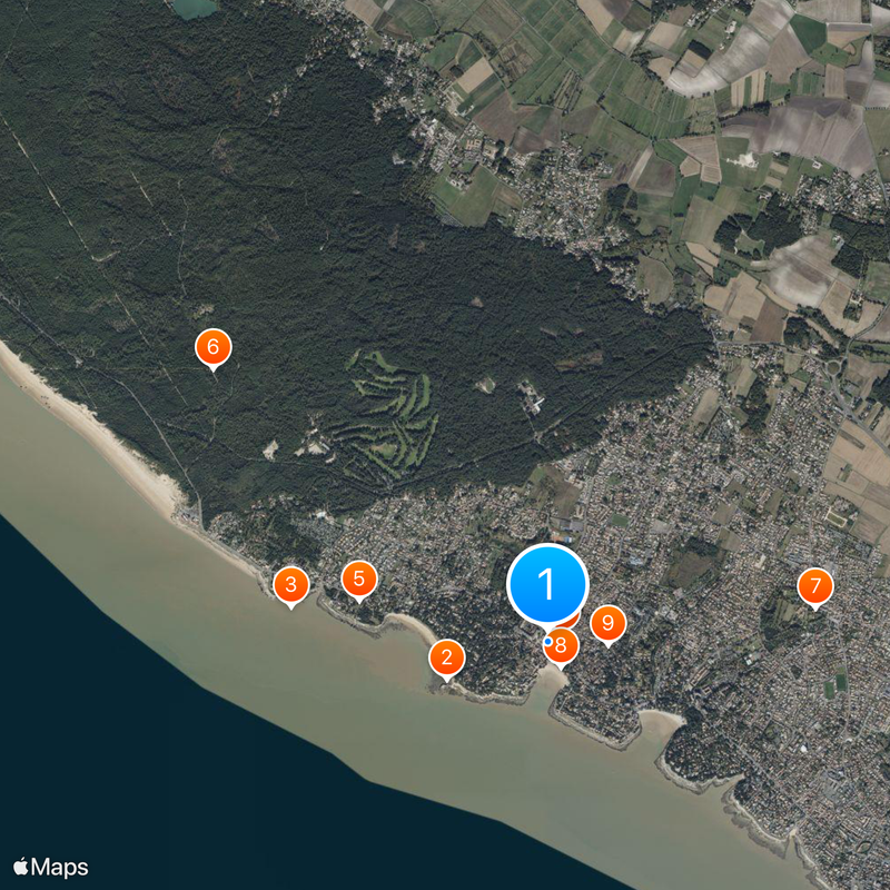 Saint-Palais-sur-Mer Map