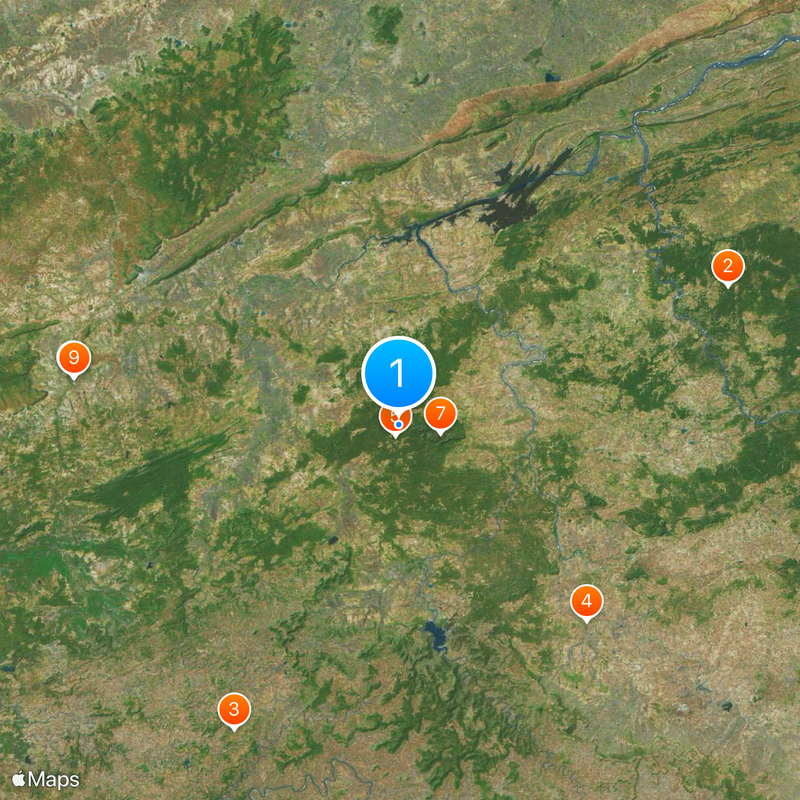 Parc national de Bandhavgarh Carte