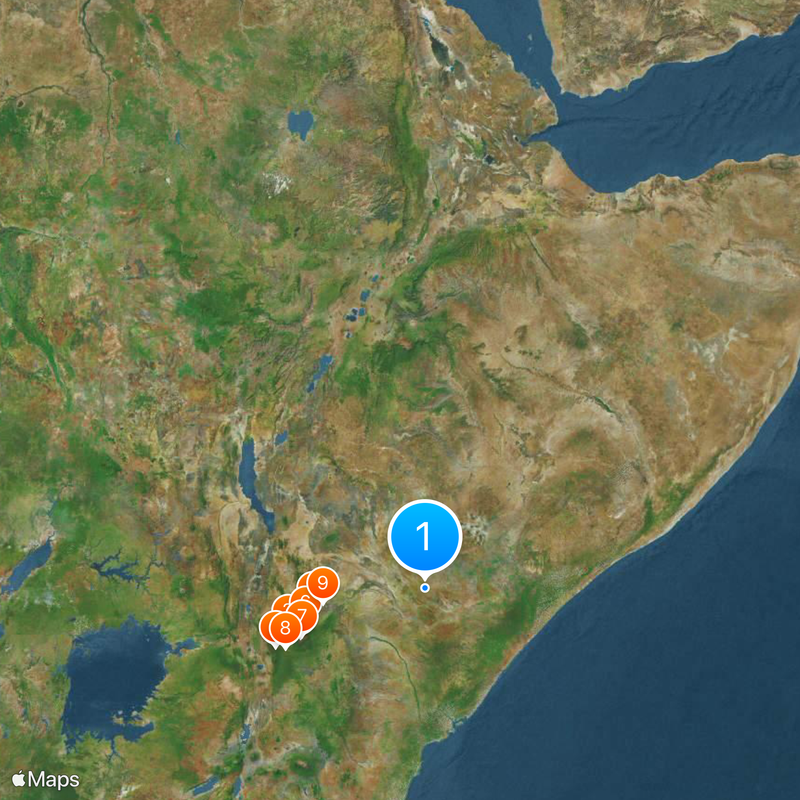 North Eastern Province Map