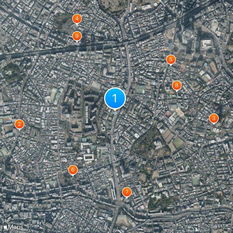 Hiroo Gakuen Junior & Senior High School Map