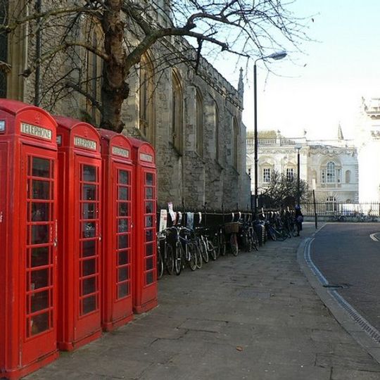 Three Telephone Kiosks