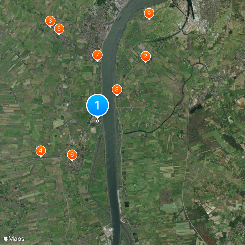 Unterweser Nuclear Power Plant Map