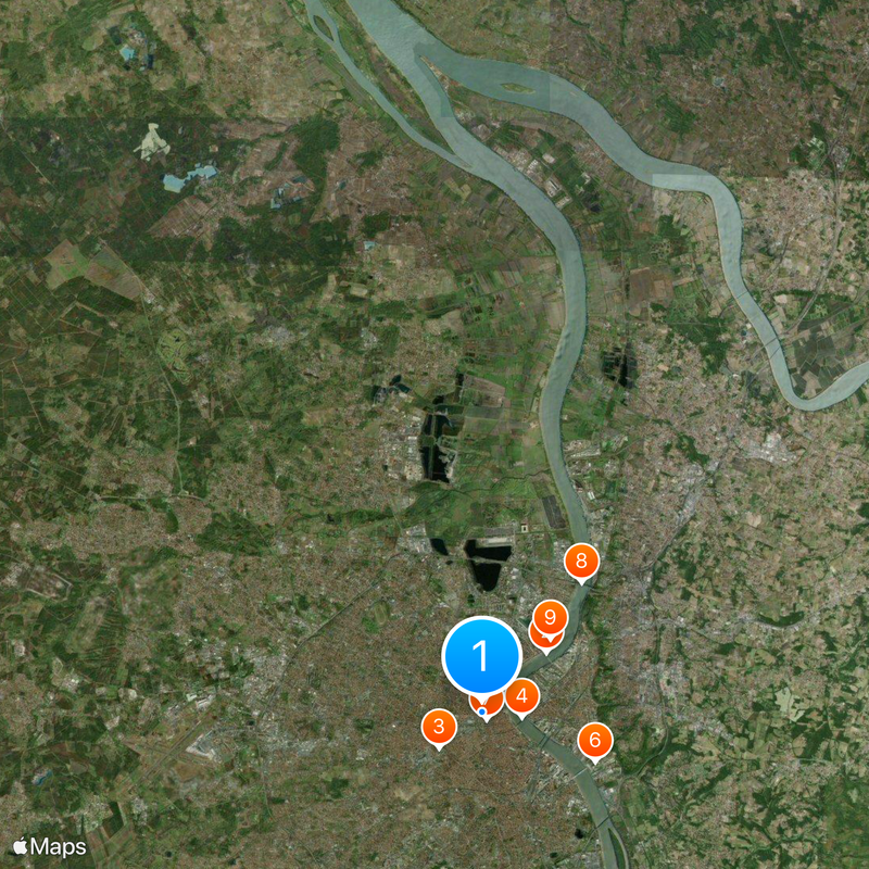 Metropoli di Bordeaux Mappa