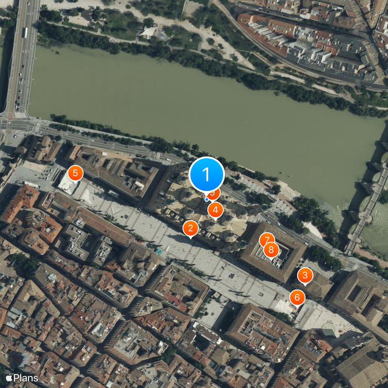 Basílica del Pilar Karte