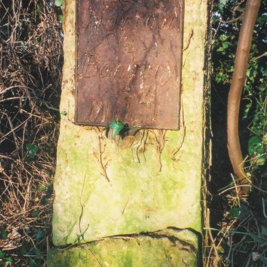 Milestone, South Newington Road; opp. Southlea Barn