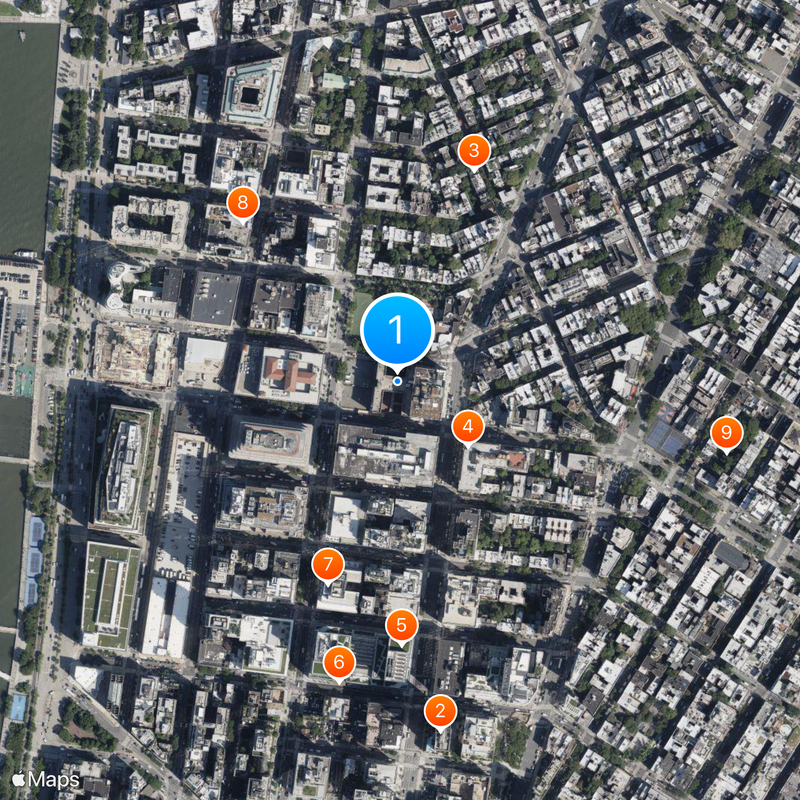 Escuela Secundaria City-As-School Mapa