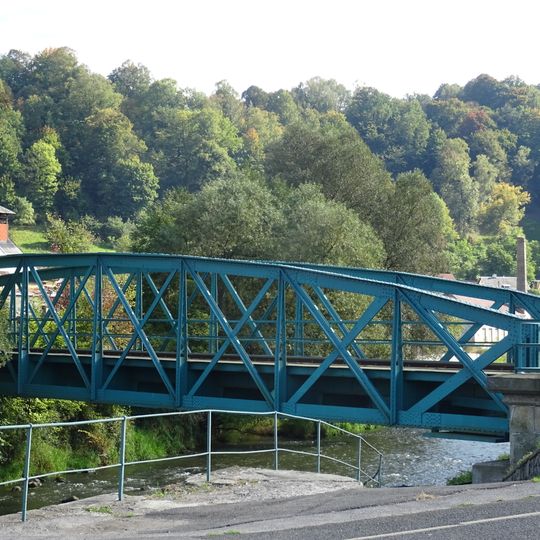 Železniční most přes Ploučnici v Benešově nad Ploučnicí