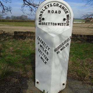 Milepost Approximately 100 Metres South Of West Bretton Traffic Island