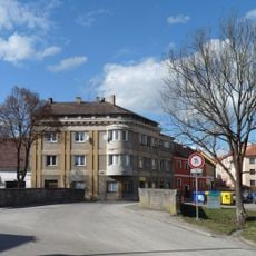 Most ulice Branka přes Svinenský potok v Trhových Svinech