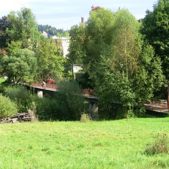 Central footbridge Poniklá - Přívlaka