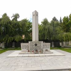 Pomník sovětských vojáků na hřbitově v Jihlavě