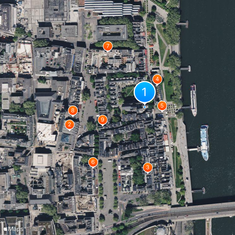 Great St. Martin Church Map