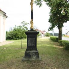 Železný kříž u kostela sv. Barbory v Pyšeli