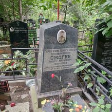 Могила, в которой похоронен Ожогин Андрей Матвеевич (1910-1949), Герой Советского Союза (Алексеевский)