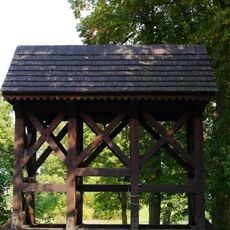 Belfry at Saint Lawrence church in Parlin