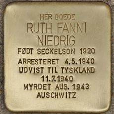 Stolperstein dedicated to Ruth Fanni Niedrig