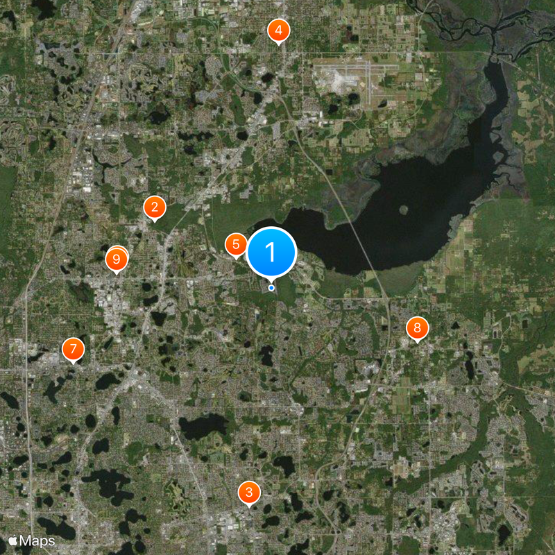 Winter Springs Map