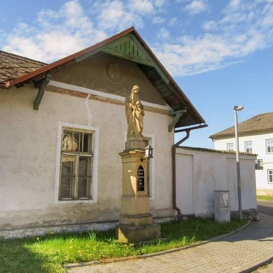 Socha svaté Anny v Dubicku na Malé Straně